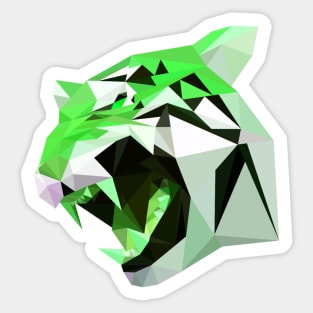 Tiger - Green Sticker